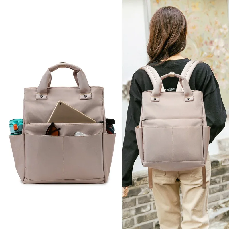 Lightweight and Large Capacity Single Shoulder Baby Mom Go Out Portable Oxford Cloth Double Shoulder Breast Bag