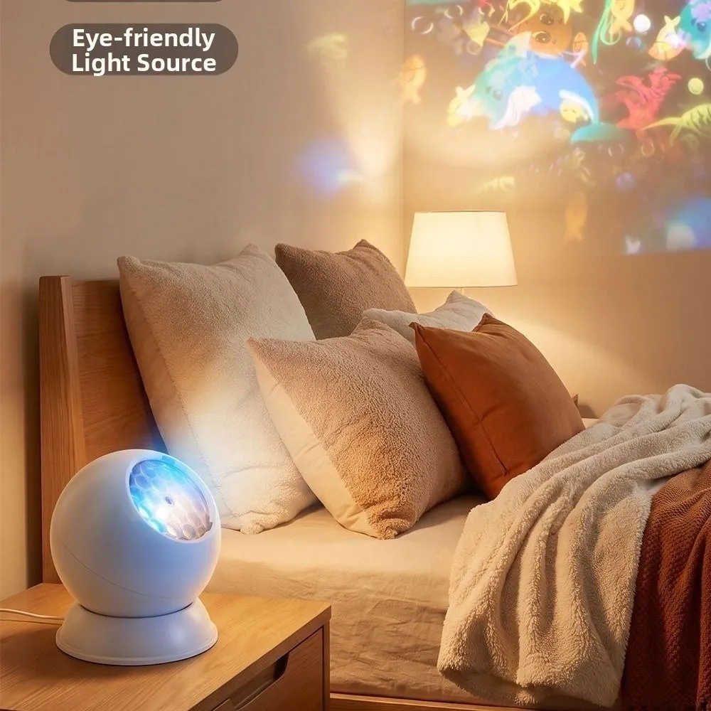 Rotating Dynamic Projector Light Dynamic Snowflakes Christmas Projector Light Ocean USB Powered Ocean Wave Projection Light