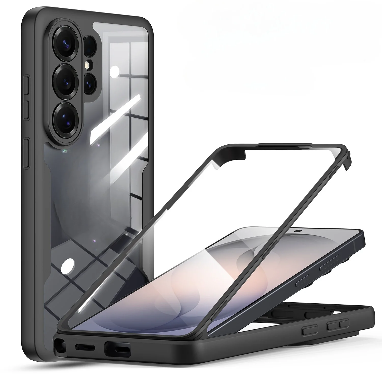 360° Vollständig Stoßfeste Schutzhülle für Samsung Galaxy S26 S25 S24 S23 S22 S21 Ultra A17 A16 A15 A14 A13 A12 5G Doppelschichtige Abdeckung