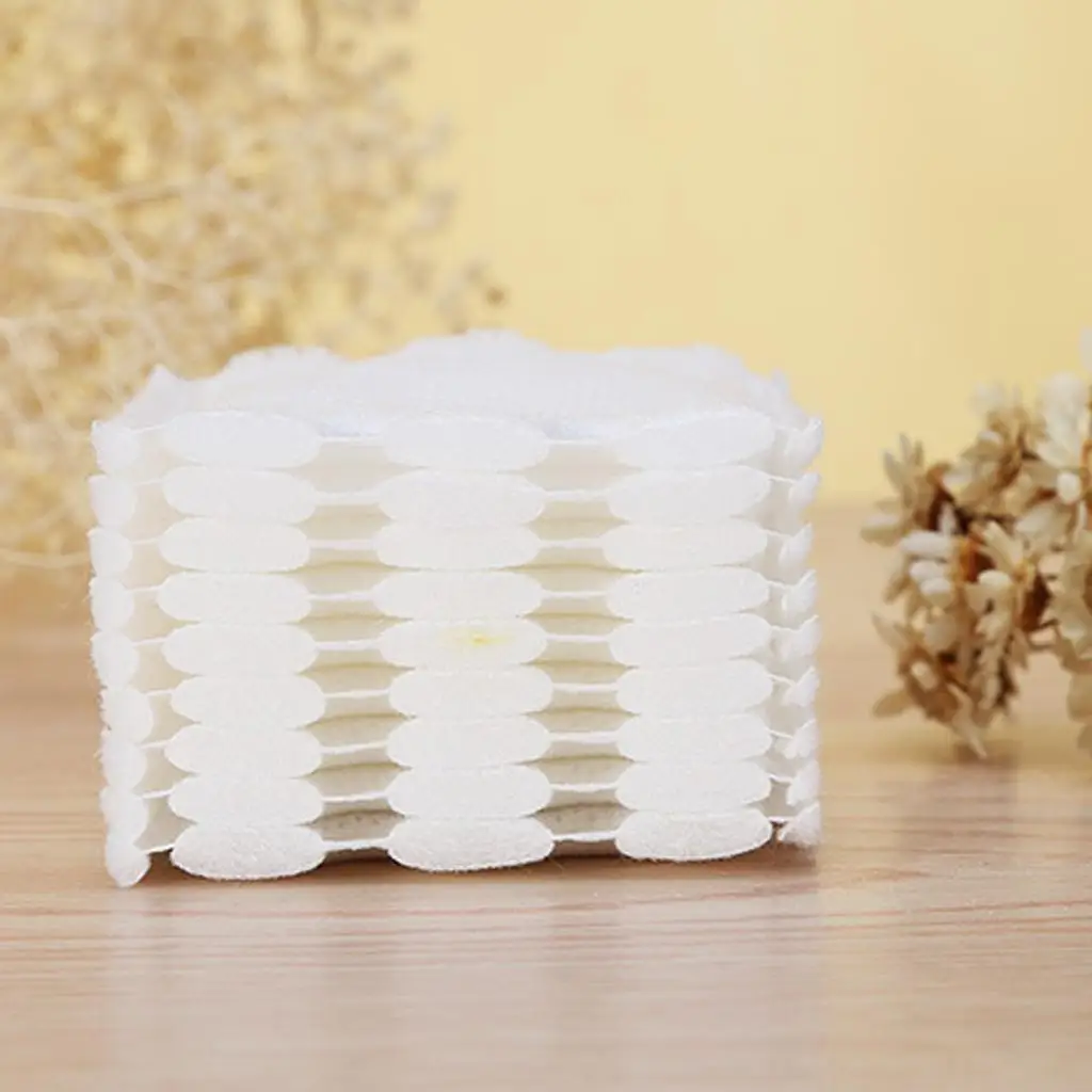 100 unidades/pacote lado 100% algodão puff almofadas de maquiagem rosto almofada de limpeza facial almofadas de remoção de maquiagem cuidados com a pele necessidade
