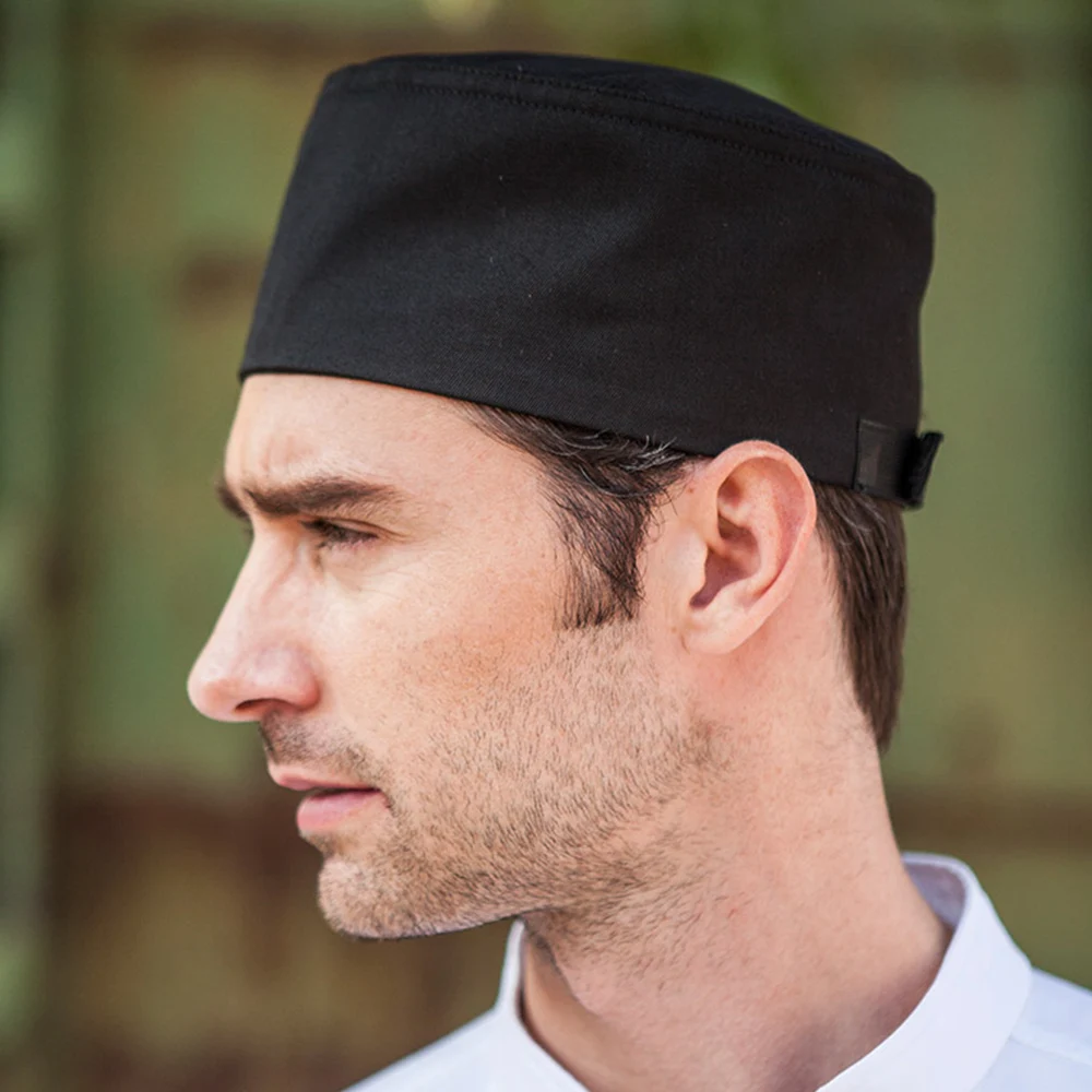 Male Chef's Hat Food service Breathable Mesh Work Hat Sushi White Kitchen Cap Restaurant Waiter catering Women Cook Caps