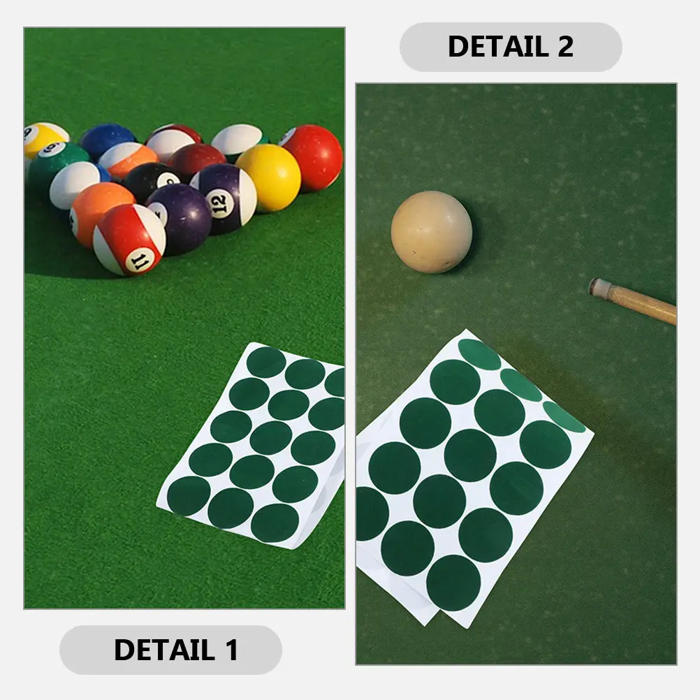 

2 листа наклеек-маркеров для снукера, износостойкое покрытие для бильярдного стола, не оставляет следов на шарах