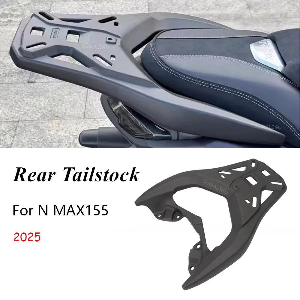 

For Yamaha N MAX155 N-MAX 155 2025 Motorcycle Rear Luggage Durable Enlargement Carrier,Stable Rack,Cargo Storage Box Support