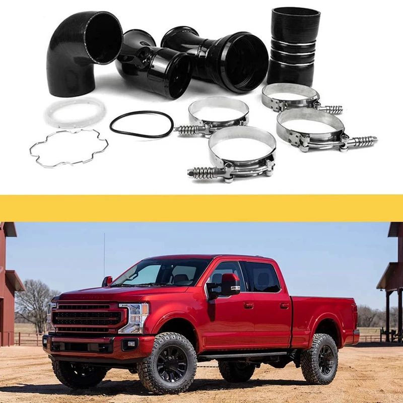 Intercooler Hose Turbocharger 667-300 For Ford F-250 F-350 F-450 F-550 Super Duty 2011-2016 BC3Z6F073A,BC3Z6F073B