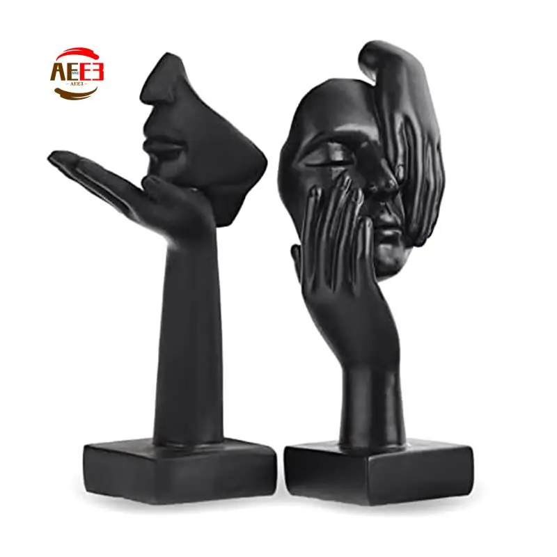 

Статуя AEE3-2 шт., абстрактная художественная скульптура, современное украшение, украшение для рабочего стола, рождественский, новогодний подарок