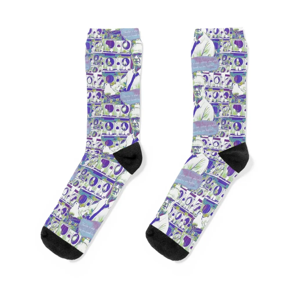 

B.F. Skinner education quote Socks Stockings Run Non-slip hip hop Socks Men's Women's