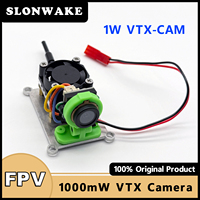 SLONWAKE 5.8G 48CH 100/200/400/1000mW adjustable transmitter and CMOS 700TVL fpv camera use for Long Range RC Car RC Drone
