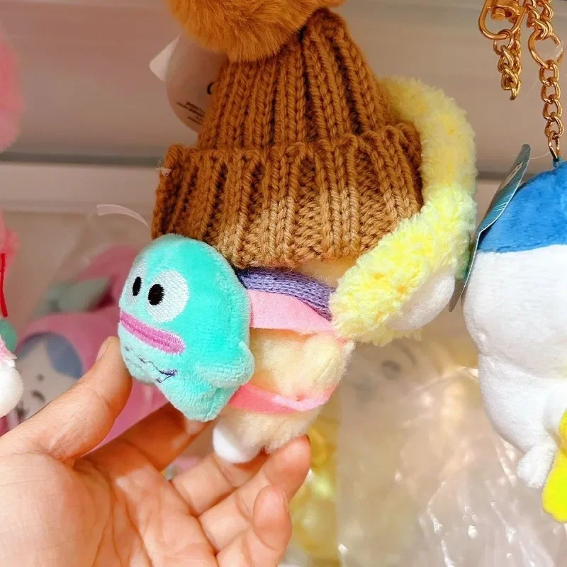 MINISO Chiikawa Usagi أفخم لطيف دمية قلادة الكرتون الملابس 2025 القابلة للإزالة جديد Ins أنيمي حقيبة ظهر جميلة قلادة Hachiware #5