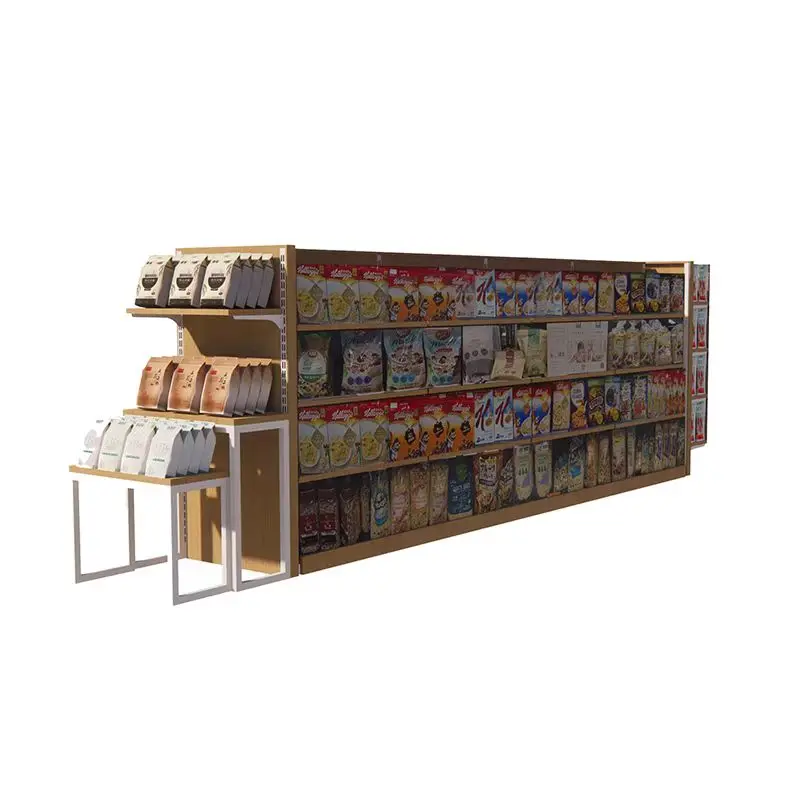 

2022 Gondola Shelving and Retail Wooden Shelf for Grocery