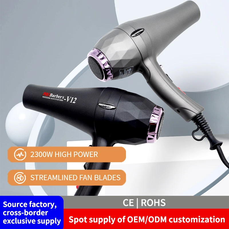 

Pro Barbers Professional Salon Hair Dryer 2600W 4 Wind Speeds Electric Hairdryer Machine Hot and Cold Switching Blow Dryer