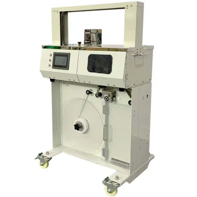 Printing and Publishing Banding Bundling Automatic PLC Graphic Book Bundling Wrapping Machine Banded Tape Banding Machine