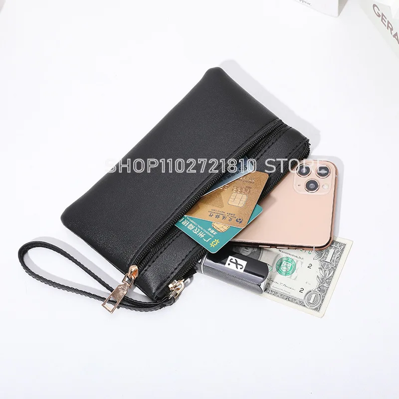 Mickey Minnie Mouse Women Clutch Bags New Cartoon Anime Double Zipper Fashion Mobile Phone Wallet Friend Couple Birthday Gift