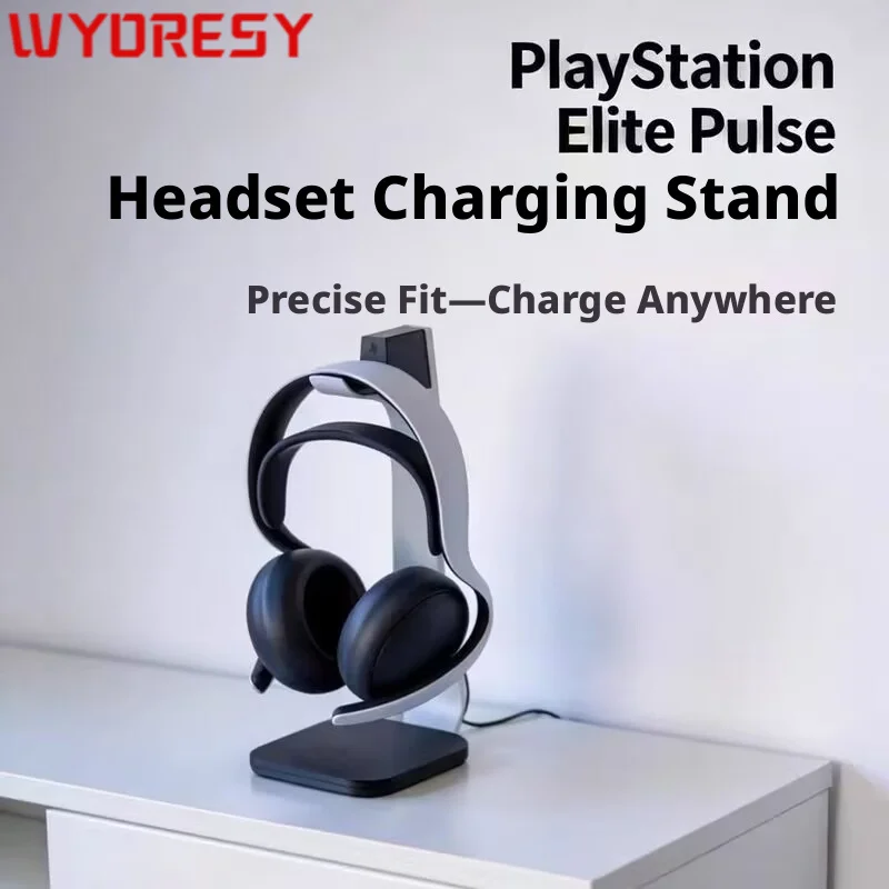 WYORESY for SONY PS5 (CFI-ZWH2/CFI-ZWA2/CFI-ZPH2) Headset Charging Stand Exclusive Model Fit Perfect Elite Charging Structure