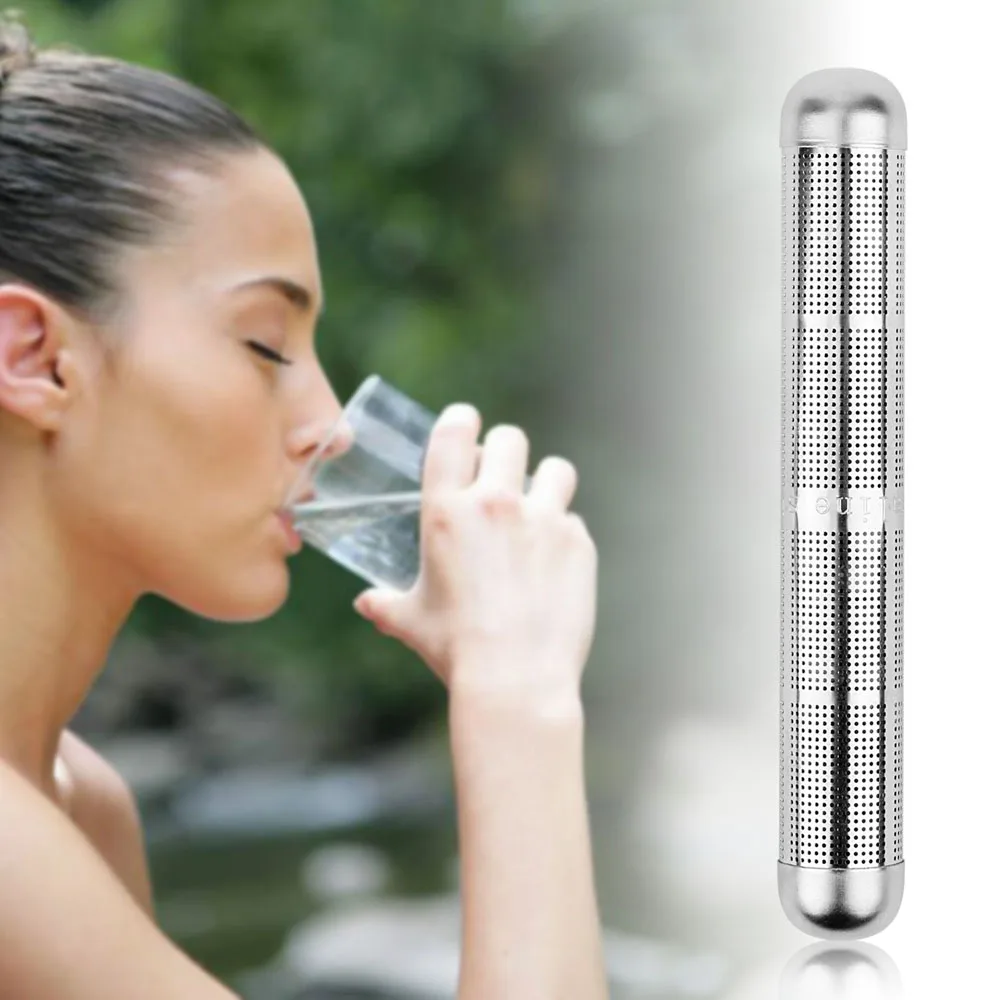 5Pcs Portable Water Filter Stick Travel Household Water Purifier Improve PH Balance Antioxidant Alkaline Water Stick