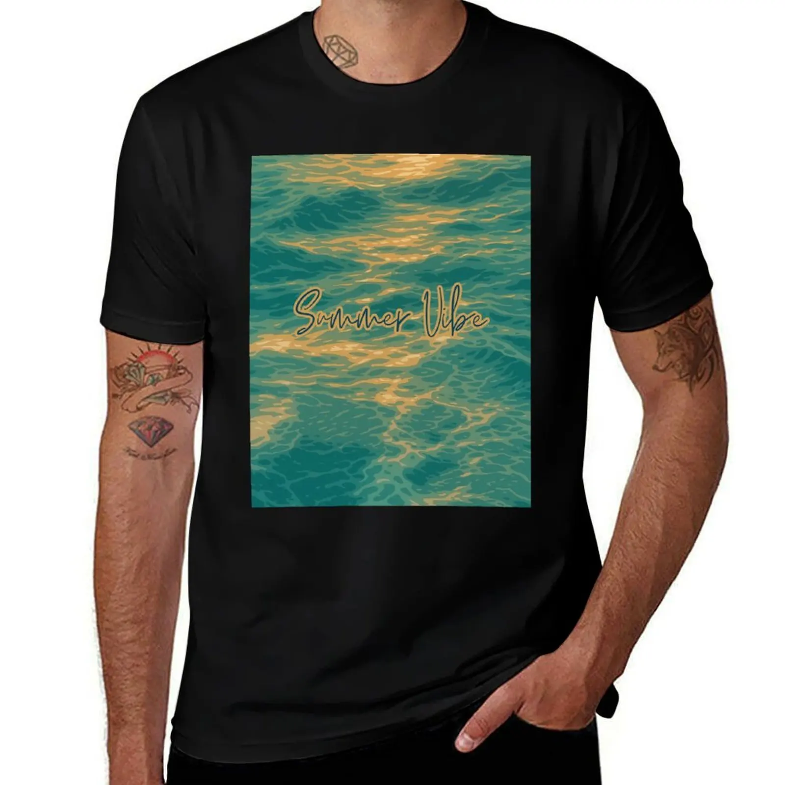 

summer vibe T-Shirt summer clothes cheap stuff Luxury man shirts men graphic