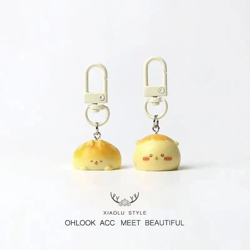 Chikawas Dessert Bread Key Chain Pendant Hachiware usagi うさぎ Funny Foodie Backpack Pendant Creative Personalized Accessories - Image 5