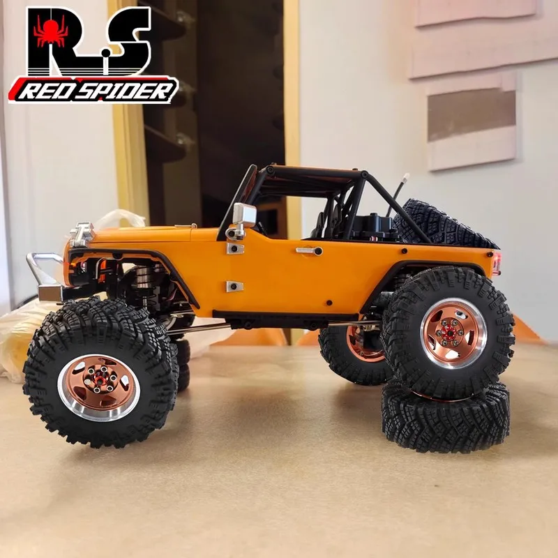 Mjx 1/12 H12y Complete Set Of Modification And Upgrade Rubber Metal Wheels+Tire Leather Set 95mm Tire Leather R210