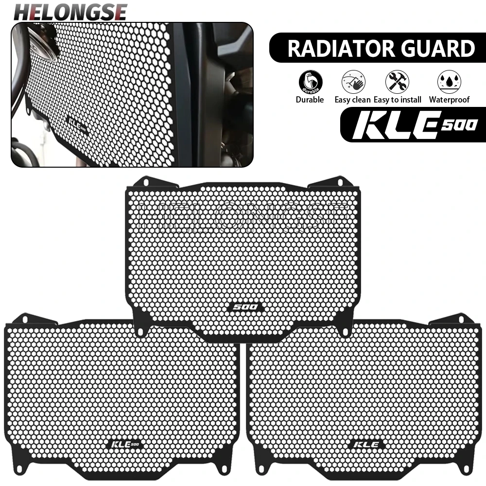 New Motorcycle Accessorie Radiator Guard Set Protector Cover For KAWASAKI KLE 500 KLE500 SE ABS 2026-2027 Oil Cooler Guard Cover