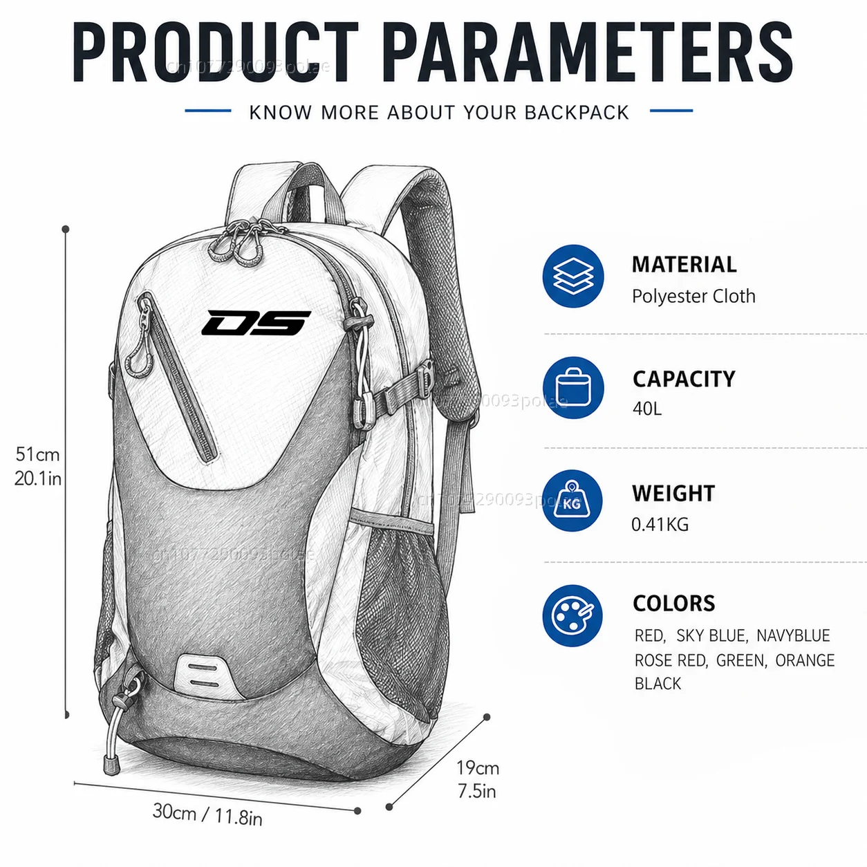 For Voge DSX DS800X DSX900 525DSX 900DSX 625DSX 800DSX 800 DS Rally 525 625 900 Racing travel Men waterproof Backpack Bag Motorc