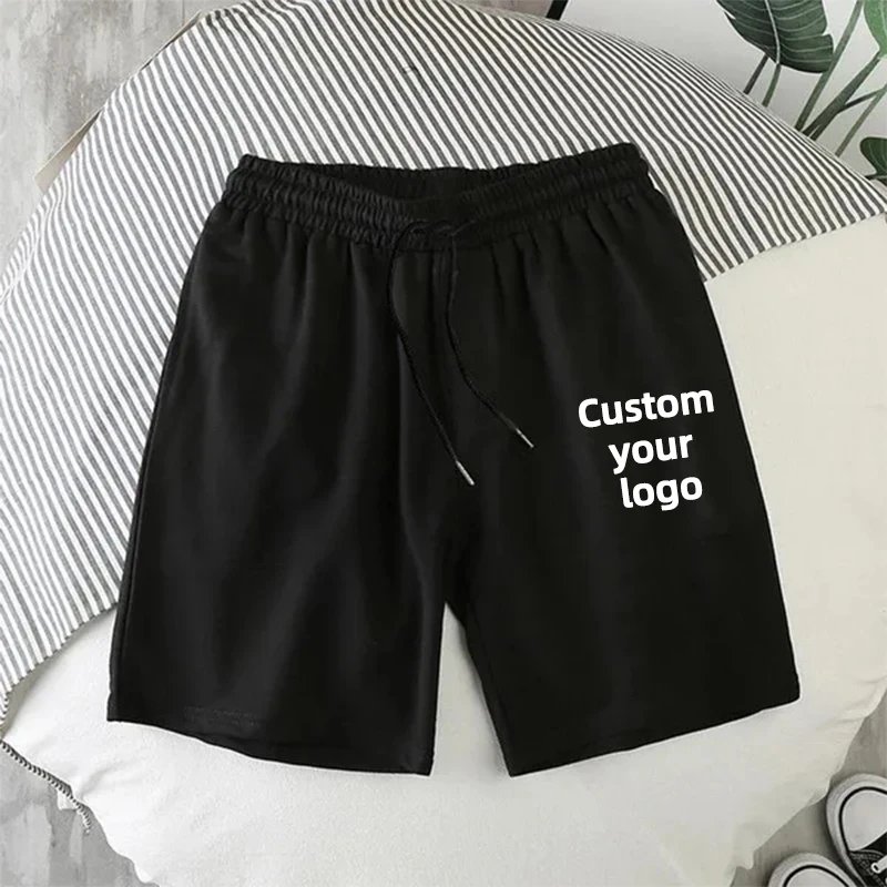 Summer Men's Casual Short Custom your logoCasual Jogging Slim Fit Shorts Trousers Comfortable and Breathable 5 Colors