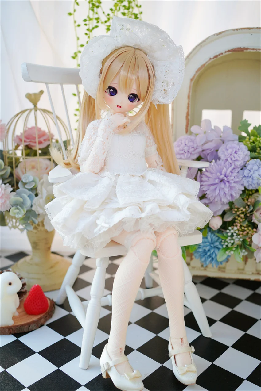 

Кукла BJD/SD 1/4, туфли на низком каблуке с одной пряжкой, милые туфли для девочек с жемчужным бантом, белые, розовые подарки, шелковые аксессуары для кукол с квадратным носком