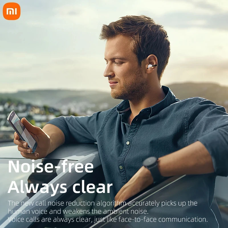 Xiaomi-auriculares inalámbricos con Clip para la oreja, cascos deportivos con Bluetooth 5,3, conducción ósea, impermeables, con micrófono