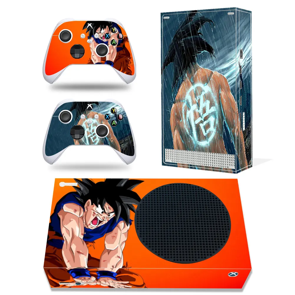 Dragon Ball Anime Skin Sticker Decal Cover for Xbox Series S Console and 2 Controllers Xbox Series S Skin Sticker Vinyl