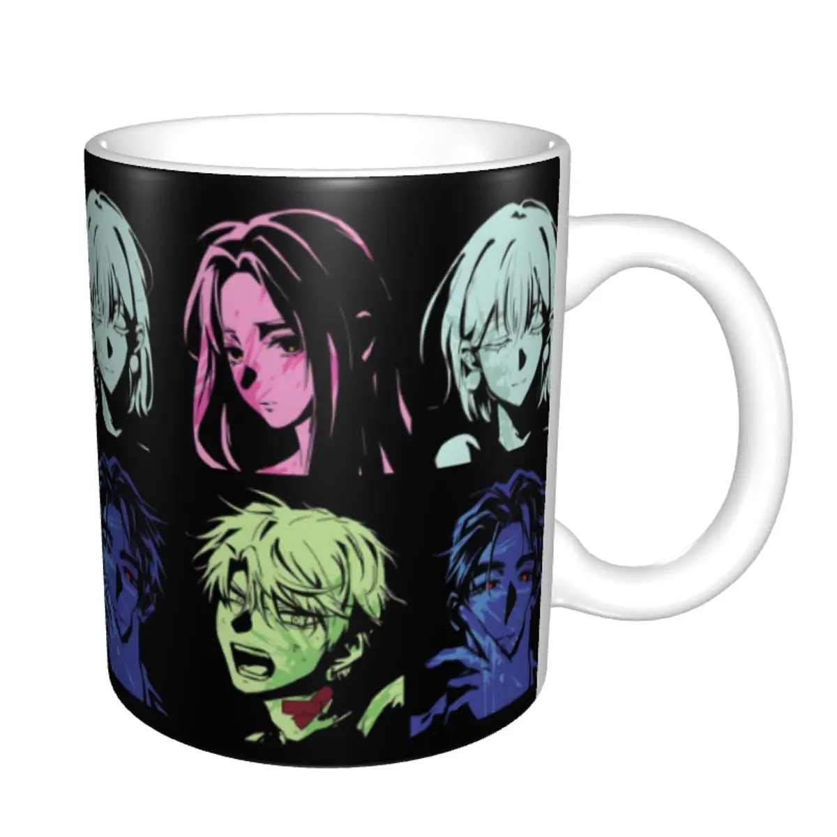 Personalized Alien Stage Anime Mugs DIY Cartoon Ceramic Tea Milk Coffee Cup