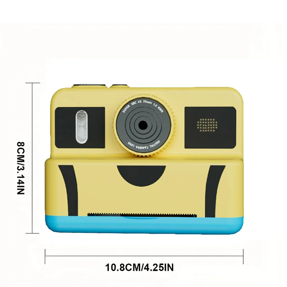 Instant Camera voor kinderen Selfie Digitale camera met 720P-video 2,8-inch scherm Voor- en achterkant Dual Lens Draagbare reiscamera Speelgoed