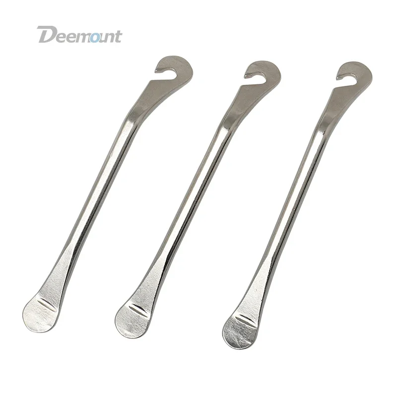 Deemount 3PCS Bicycle Tyre Lever Tube Repair Service Item Tire Opener Metal Steel Crow Bar Cycling Repairing Tool