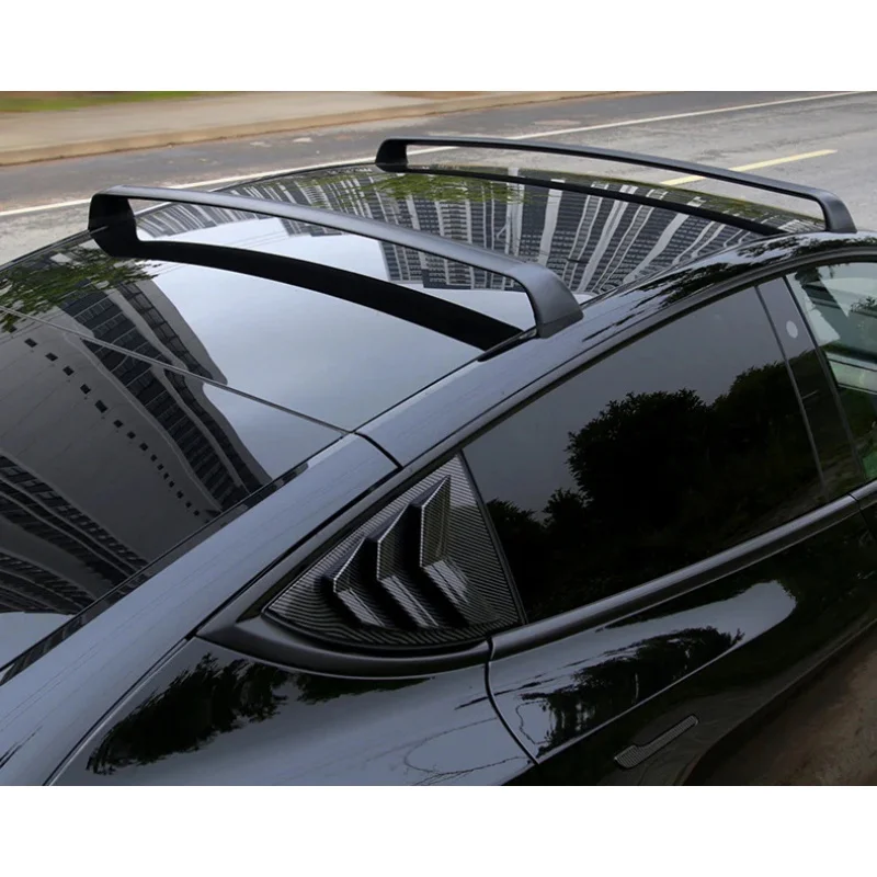 Aluminum Crossbar Roof Rack Large Load 100KG Capacity Easy Install Universal EV Travel Cargo Storage Accessory