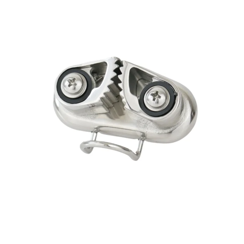 For Stainless Steel Pulley Rope Clamp Pilates Cable Clamp Automatic Rope Clamp Board Sailing Accessories 2pcs