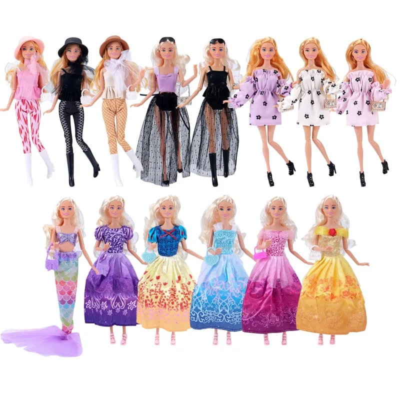 1/6 Supermodel Doll Clothes Accessories Luxury Elegant Halter Fashion Top Chic Lace Halter Skirt 30cm Doll Dress Up Clothing Set