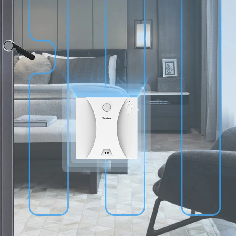 TOOKFUN-Robot aspirateur de vitres électrique W1, nettoyeur de vitres automatique et de livres, planification rapide, sûre et intelligente, pour la