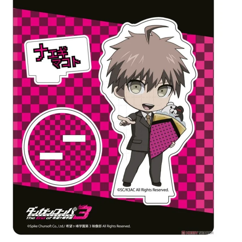 Game Danganronpa Acrylic Stand key Nagito Chiaki Kokichi Kyoko Anime Desktop Decor Christmas Collection Gift 10cm