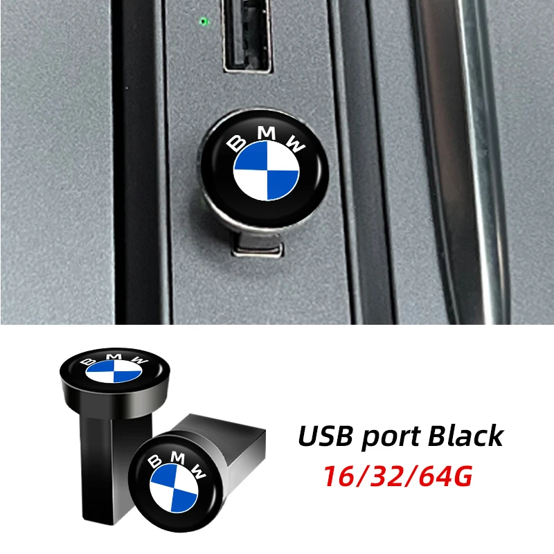 Car USB Flash Drive Mini Portable Storage Memory Drive Pendrive For BMW E46 E90 E60 F30 F10 E39 E36 F20 E87 E90 E70 E91 E30 G30