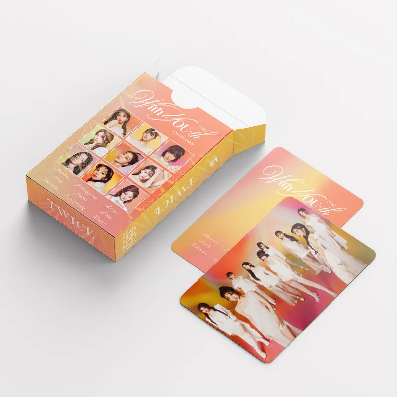 92pcs Kpop TWICE Lomo Cards and Stickers TWICE 13th mini Album With YOU-th NAYEON Single Photocards