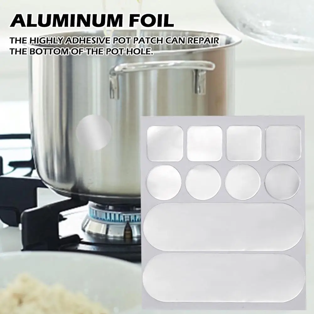Aluminum Foil Repair Pot Patch High Temperature Refractory Hole Tool Subsidy Pot Pot Repair Repair Patch Q0P6