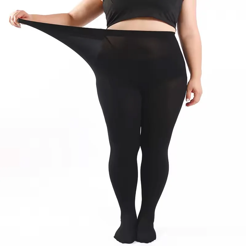 70D Comfort Lift Hip Nylon Pantyhose for Women, Plus Size XL 2XL 3XL 4XL Black Ladies Hosiery