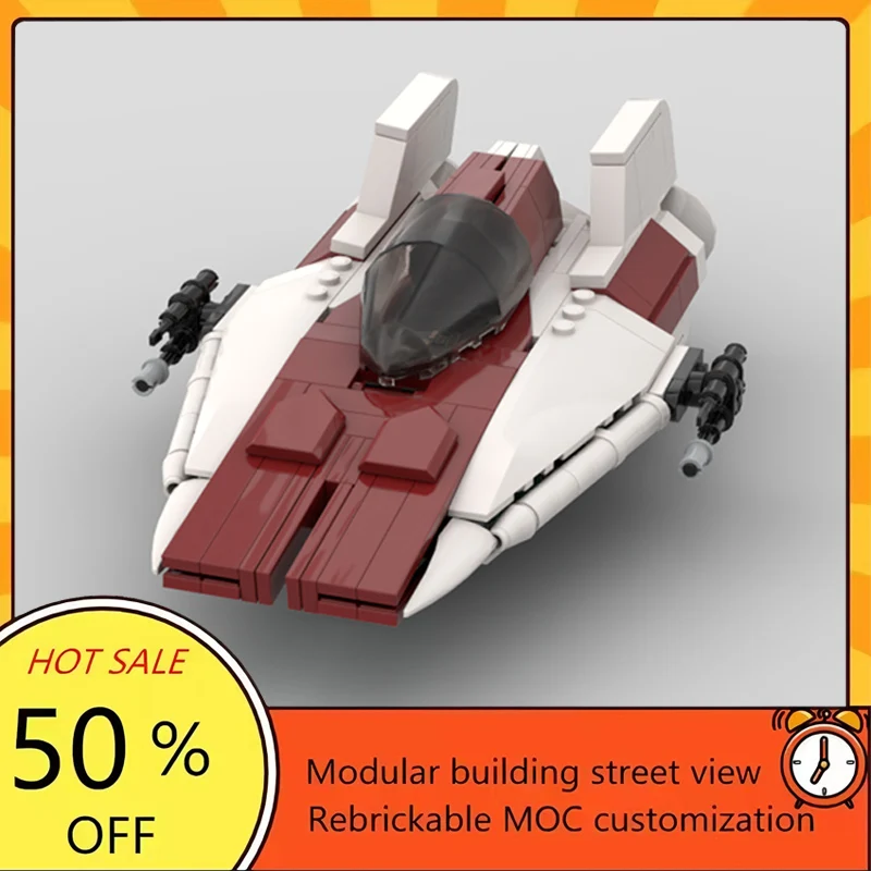 

396PCS Popular Space War Movie Model MOC Building Bricks Interceptor Modular Technology Gifts Holiday Assemble Children Toy Suit