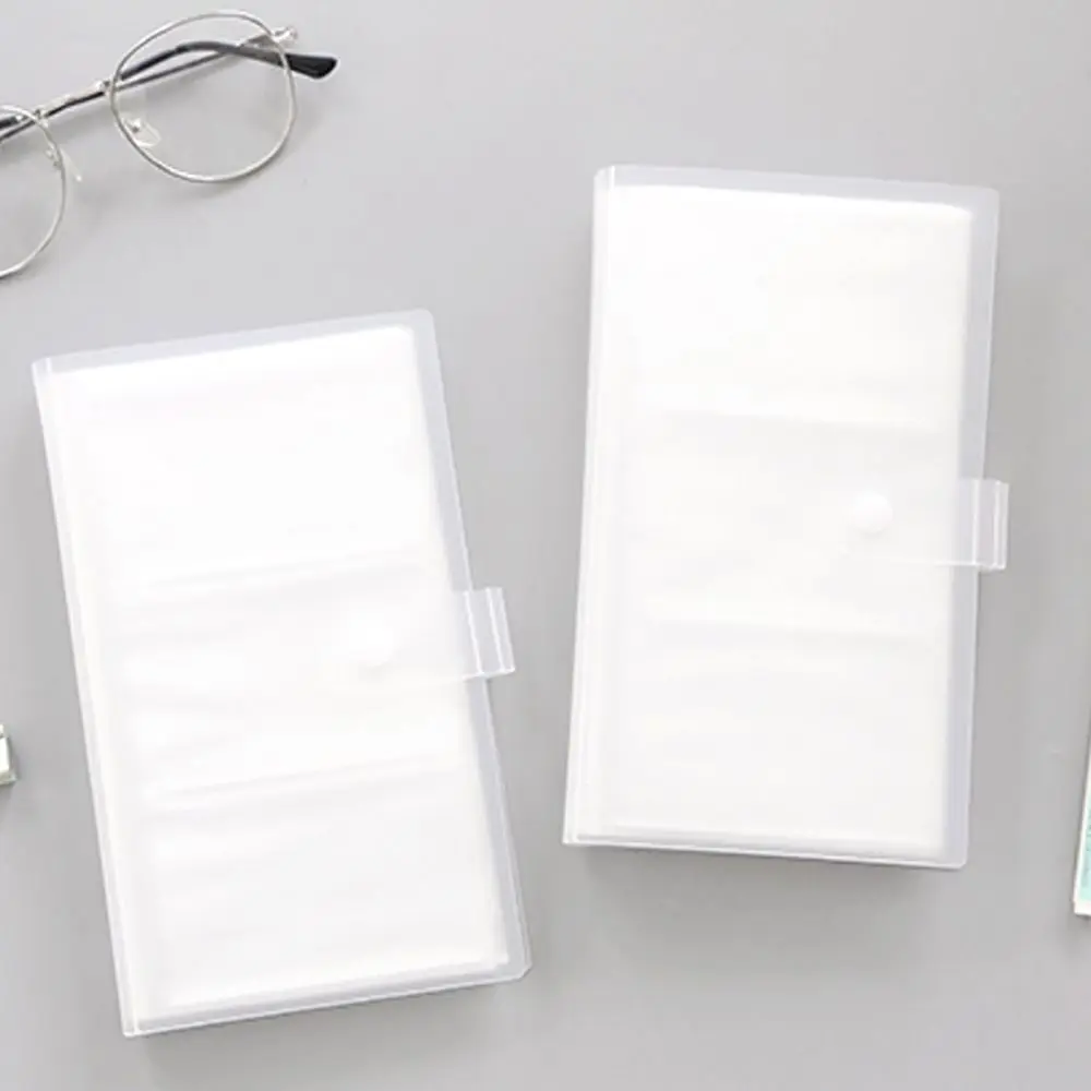1Pcs Collect Book Photo Album PVC 80/160 Slots Picture Card Holder 3/4/5/6/7 Inch Transparent Photocard Holder Idol Star