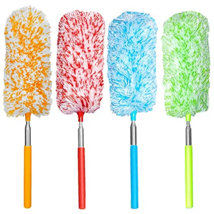 

4 Pcs, [Microfiber] Hand [Duster] [Washable] Microfibre Cleaning Tool Extendable [Duster]s for Cleaning Office, Car, Computer,