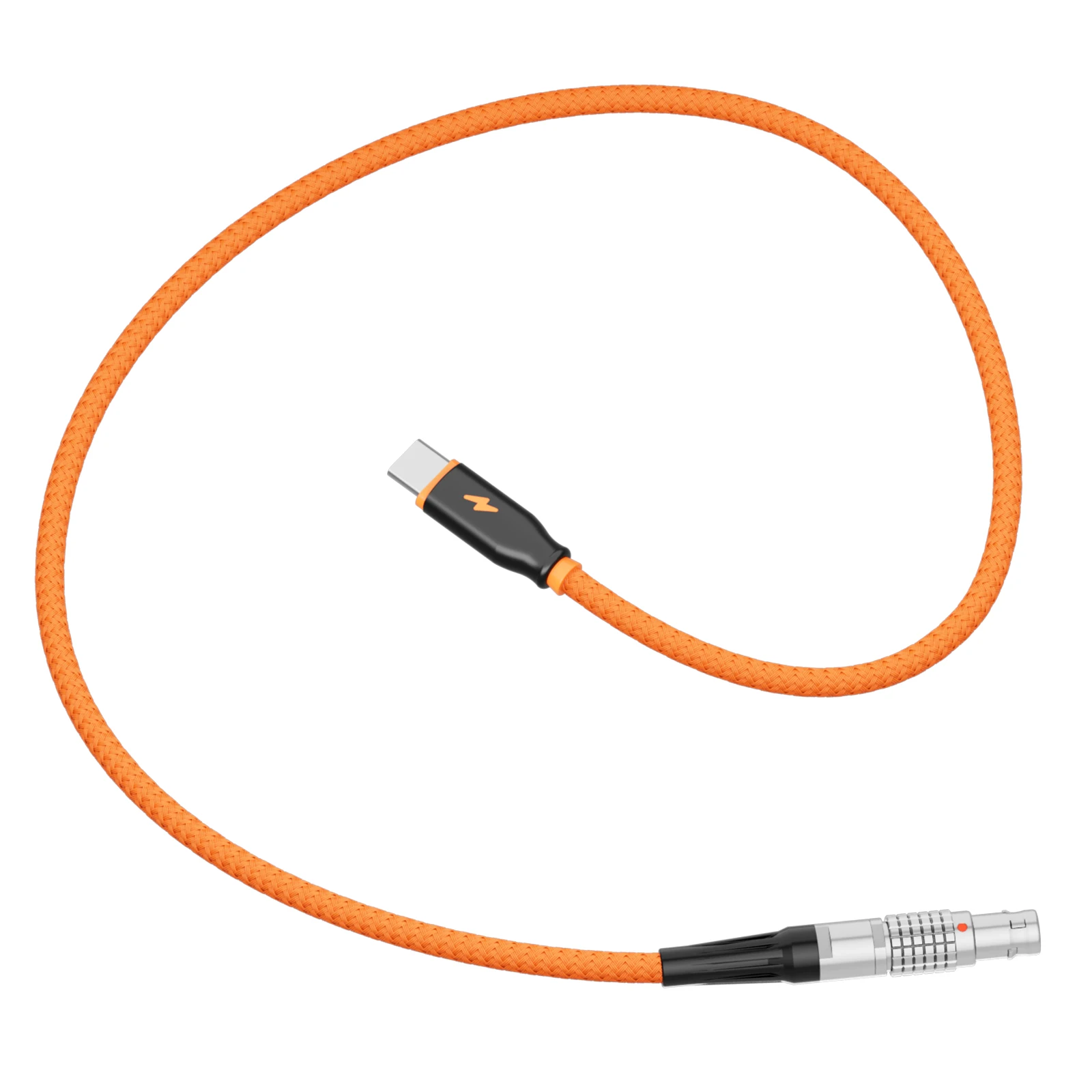 60cm 23.5 Inch LEMO Straight 2 Pin to USBC PD 12V Power Cable for Teradek SmallHD Z-CAM
