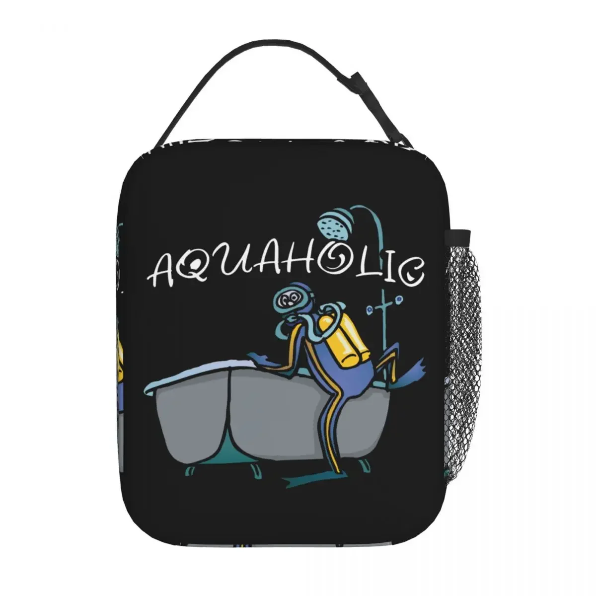 Funny SCUBA Diving Insulated Lunch Bags Dive Diver Sea Snorkeling Meal Container Cooler Bag Tote Lunch Box Office Bento Pouch