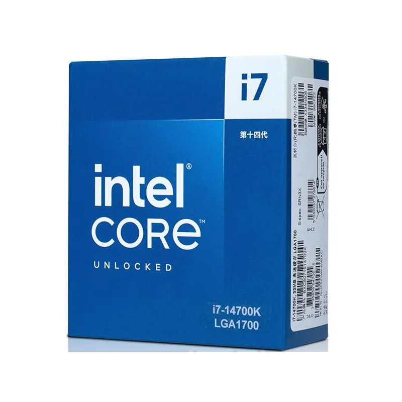 For Hot-selling CPU processor i7-14700K 14th generation LGA1700 3.4 GHz 20 core 28-thread desktop computer processor