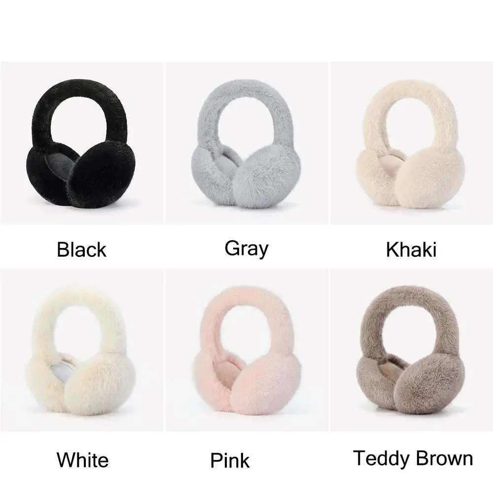 Winter Ear Muffs Women Men Soft Earmuffs Cute Ear Covers Cold Weather Fluffy Ear Warmers Headband Winter Accessories