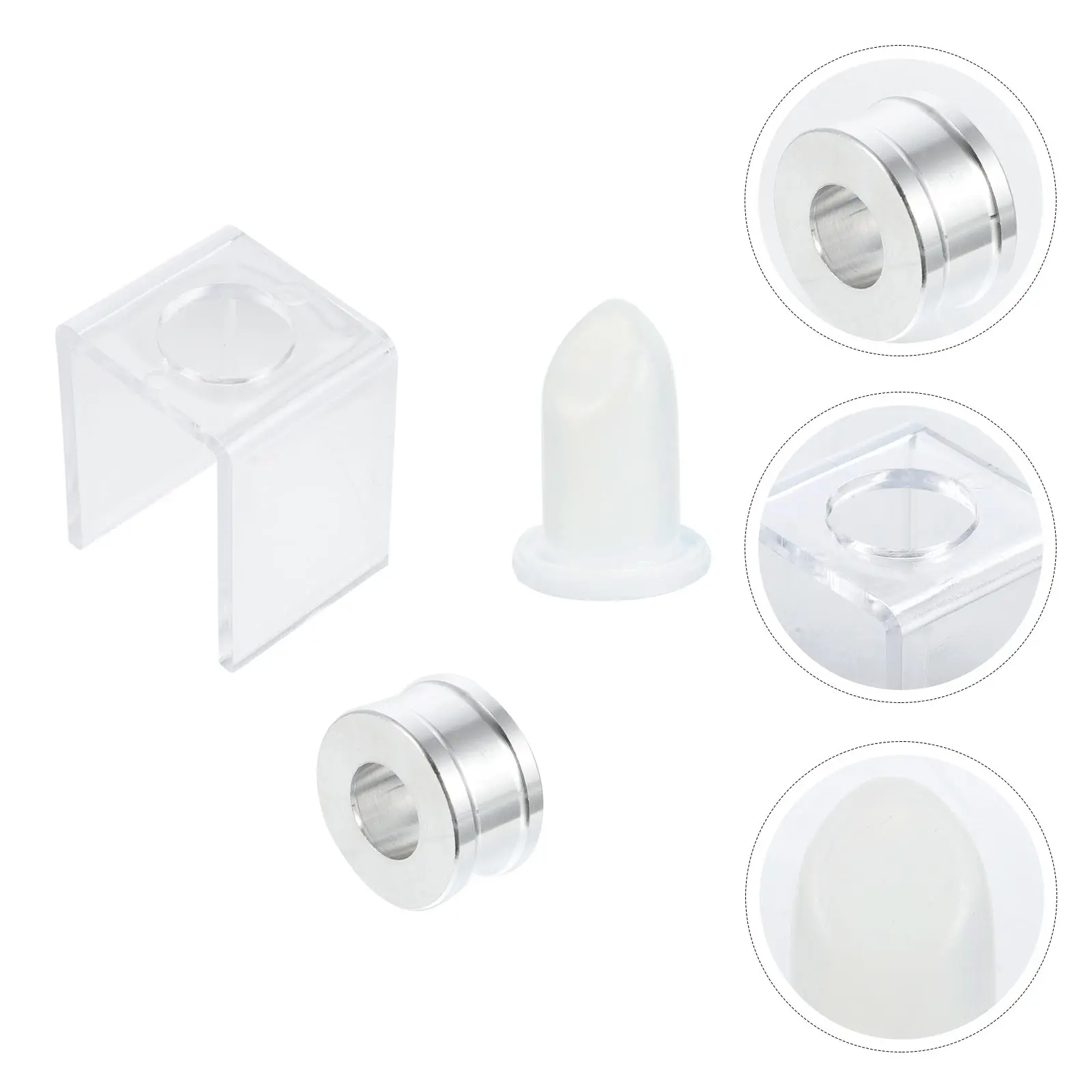 2 Sets Lipstick Mold Bracket DIY Supplies Lip Balm Making Refill Container Leakproof Snap Close Fun Family Gift Tool