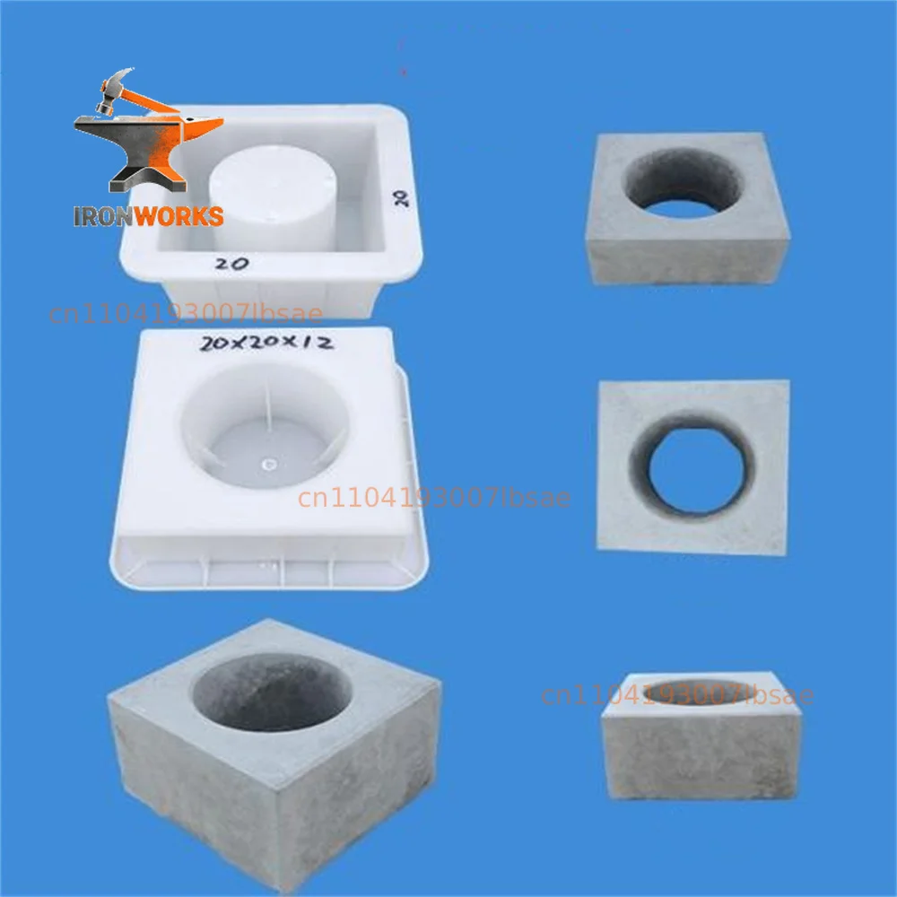 Plastic Mold for Indoor and Outdoor Garden Personalized Openwork Square  Decorative