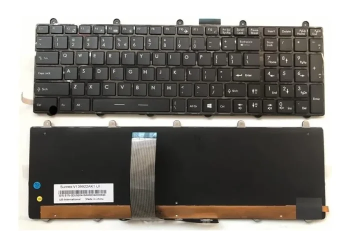 English Keyboard for MSIs GP60 GP70 CR70 CR61 CX61 CX70 CR60 GE70 GE60 GT60 GT70 GX60 GX70 ONC OND ONE 2OC 2OD 2OJ