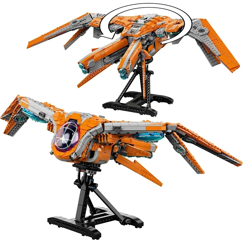 

Creative IN STOCK Super Hero The Guardians' Ship Spaceship Building Blocks Model Assembling Brick Toy Kid Gift For Kid Boy Adult